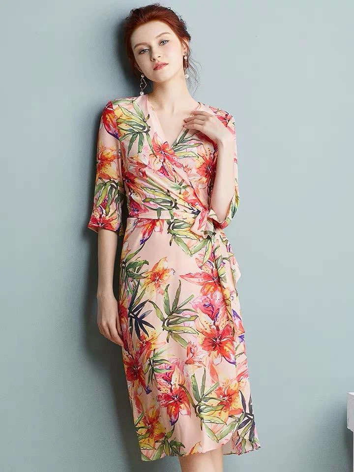 Custom Made Silk Dress Manufacturer