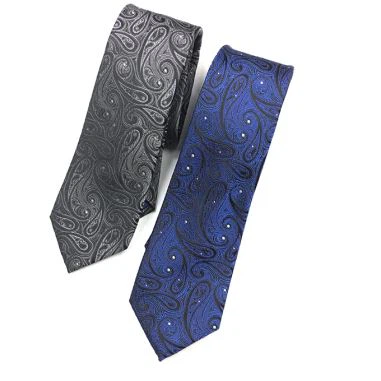Corbata de seda Jacquard Paisley per a homes